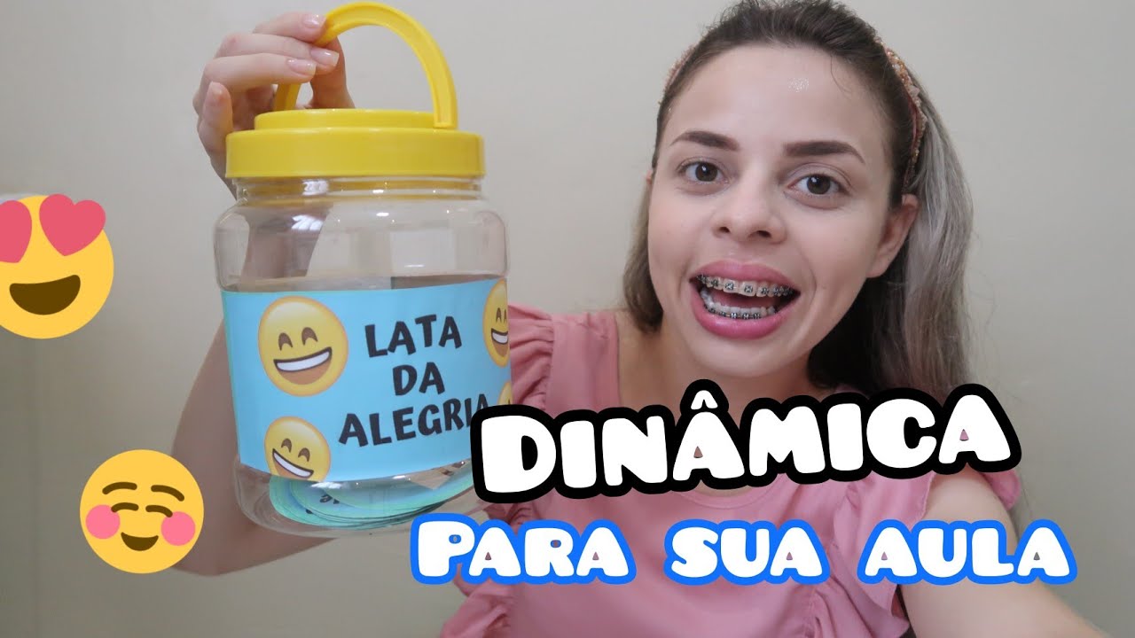 DINÂMICA PARA AULA - LATA DA ALEGRIA | Tia Gabi