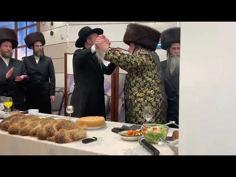 Viznitzer Rebbe Attends Sheva Brochos Of Rosh Kolel Midrash Eliyahu In Elad - Adar I 5782