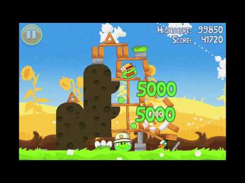 Angry Birds Seasons Summer Pignic Level 30 Walkthrough 3 Star