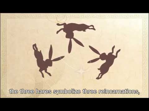 Decoding Auspicious Chinese Symbols——The Three Hares Motif#shorts