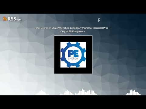 Petol Gearench Chain Wrenches: Legendary Power for Industrial Pros — Only at PE-Energy.com