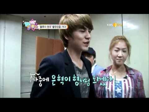 110909 Kyuhyun dancing & singing to Kyumin @ HB S4 Ep 2