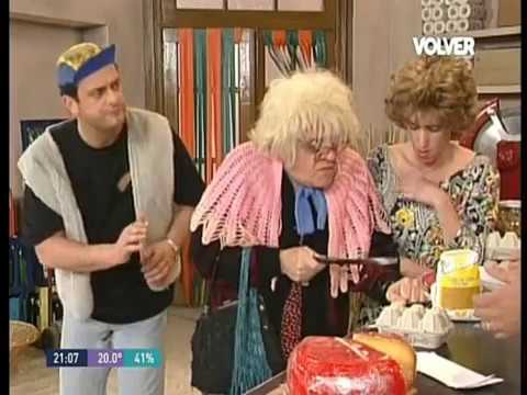 Antonio Gasalla. Mamá Cora en el almacén. Año 1996.