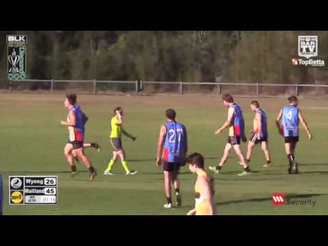 2016 BDAFL 1st Division Highlights - Wyong Lakes Magpies v Maitland Saints