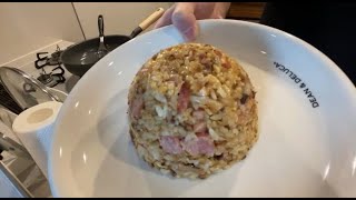 ビールの代わりの優勝素材 - チャーハン作るおじさん