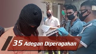 Pembunuhan Mahasiswi Unram Direkonstruksi