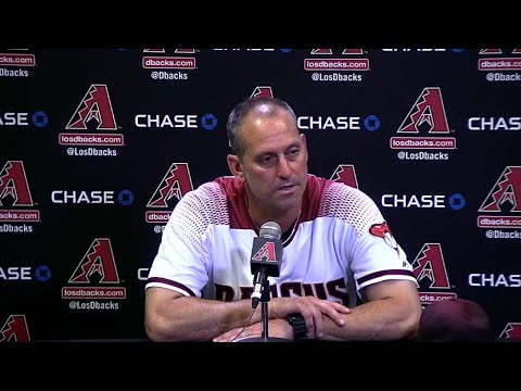 LAD@ARI: Lovullo on Greinke's start in 3-2 loss