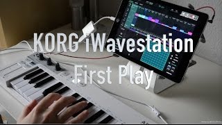 Video thumbnail for KORG iWavestation - First Play by SYNTH ANATOMY