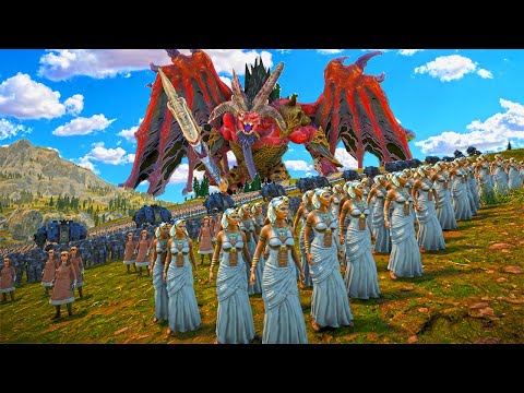 Dreadnaught & Cleopatra Force vs.1.8 million skarbrand & Zombie Force !! UEBS 2