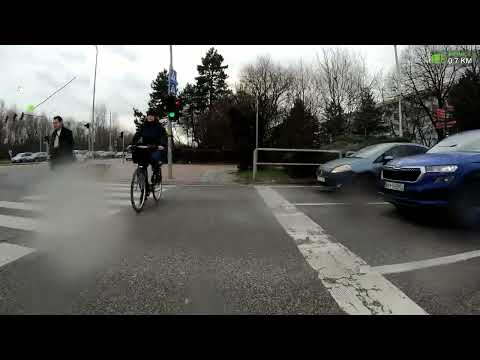 Cyklistická komunikácia na Triede A. Hlinku v Nitre