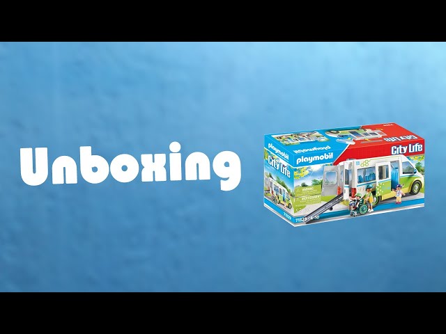 Vídeo relacionado con PLAYMOBIL City Life 71329 Autobús Escolar, Autobús Escolar Grande con Puerta corredera, Juguetes para niños a Partir de 4 años