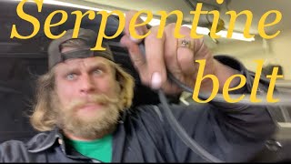 2.0t a4 a5 q5 serpentine belt installing replacement Audi VW accessory drive belt tensioner how to
