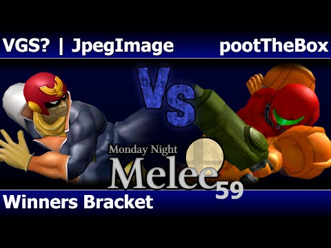 MNM 59 Melee - VGS? | JpegImage (C Falcon) vs pootTheBox (Samus) - Winners Bracket