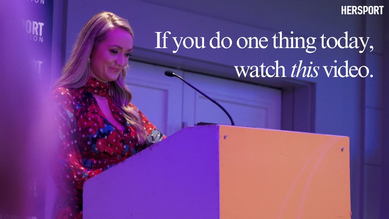 Founder's RAW Speech on Rewriting the Narrative for Girls & Women in Sport