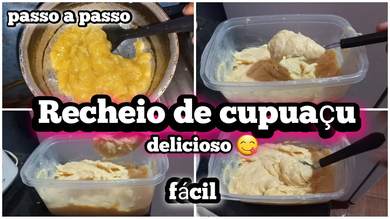 RECHEIO DE CUPUAÇU PARA TODOS OS TIPOS DE BOLO |PASSO A PASSO