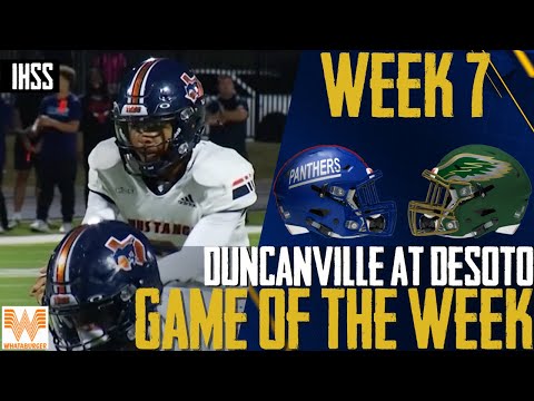 Duncanville vs DeSoto Highlights: Texas High School Football Showdown!