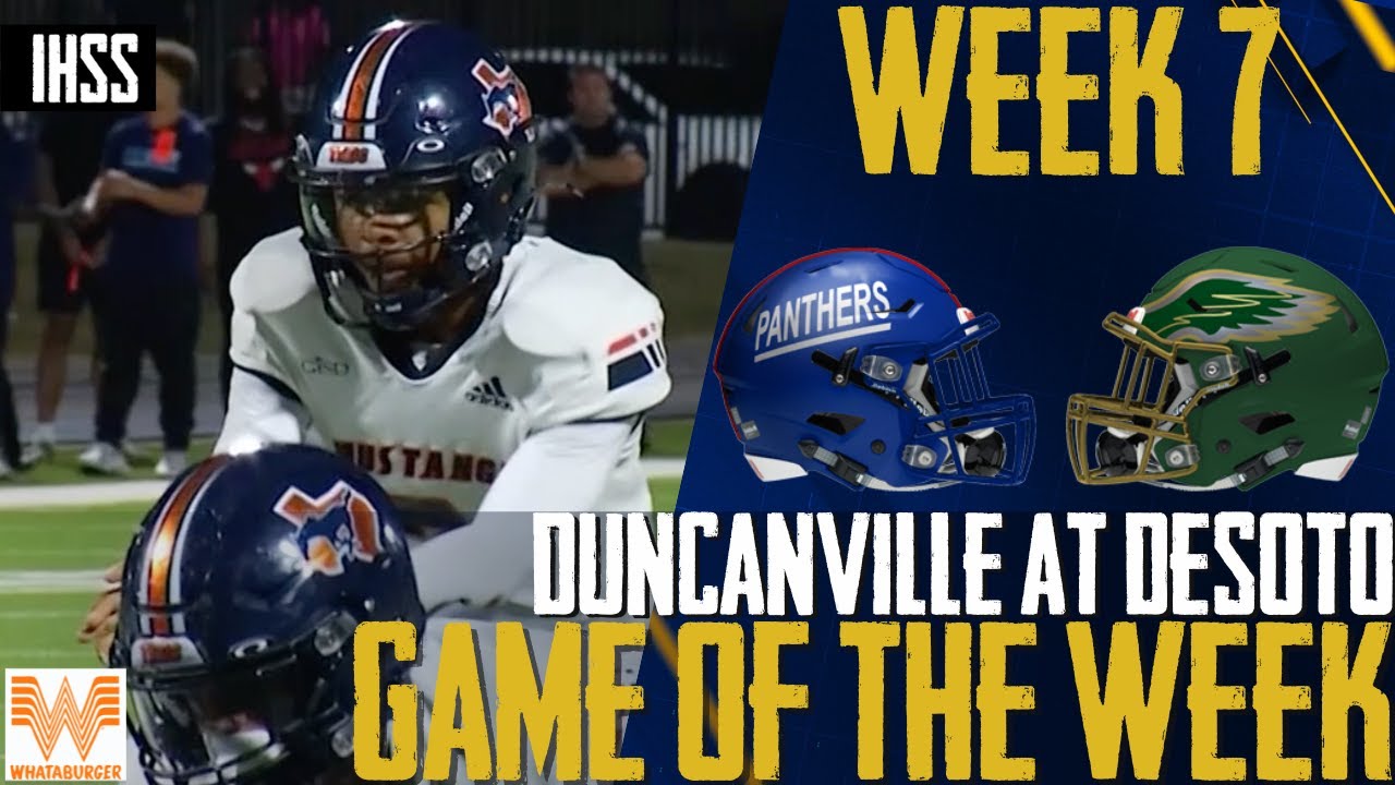Duncanville vs DeSoto Highlights: Texas High School Football Showdown!