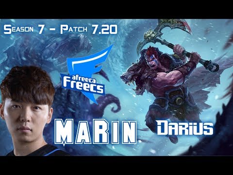 AFs MaRin DARIUS vs CHO'GATH Top - Patch 7.20 KR Ranked