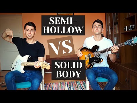 Stratocaster vs ES-335// Solid Body vs Semi-Hollow Body//