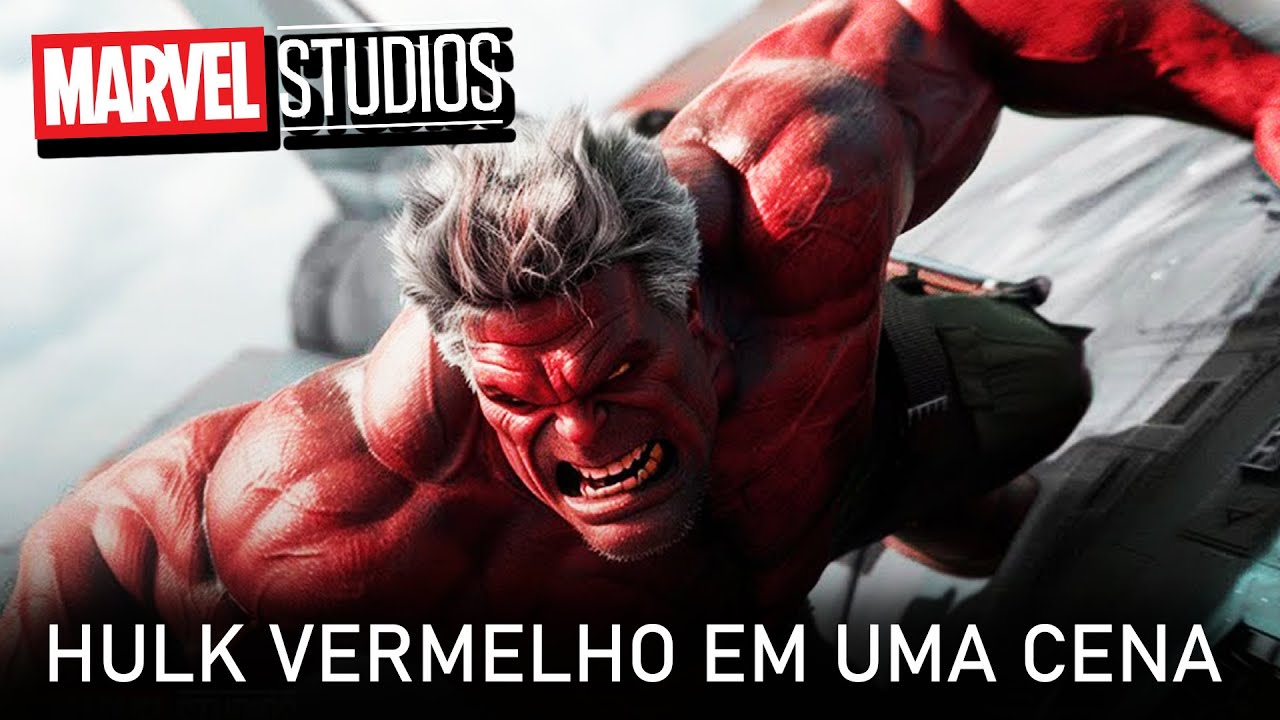 SÓ UMA CENA DO HULK VERMELHO!! VAZOU O ROTEIRO DE CAPITÃO AMÉRICA 4 E...