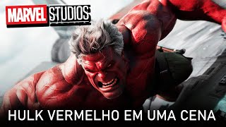 SÓ UMA CENA DO HULK VERMELHO!! VAZOU O ROTEIRO DE CAPITÃO AMÉRICA 4 E...