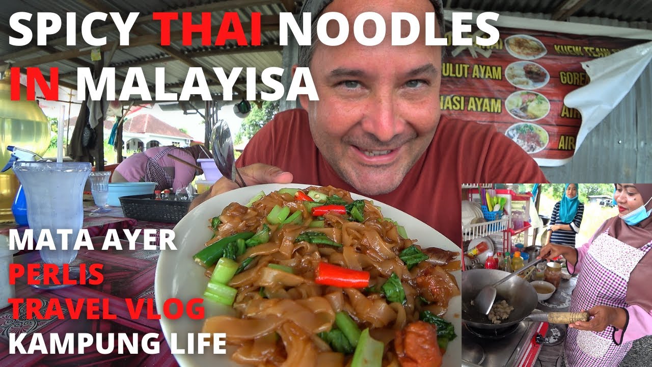 SPICY ROAD SIDE THAI NOODLES PERLIS / MATA AYER FOOD VLOG / TRAVEL MALAYSIA DURING CORONA PANDEMIC