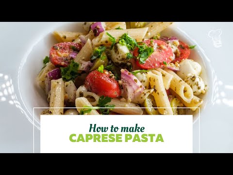 How to Make Caprese Pasta | Healthy Pasta Recipe | healthEcooks.com