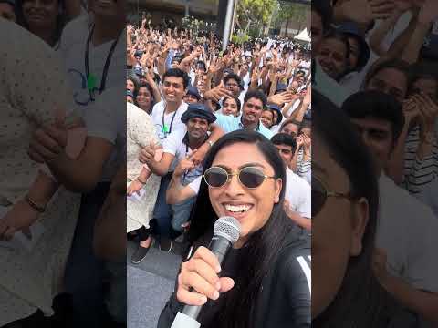 MC Raina Dsouza hosting Mc Raina Dsouza hosting #TheJohnShawWalkathon2025 #biocon #bioconbiologics #syngene - sports event in Biocon Campus, Bengaluru