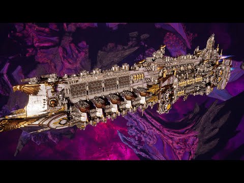 Skalgrim Mod 2021: Imperator Somnium - Imperial Navy vs Chaos - Battlefleet Gothic Armada 2