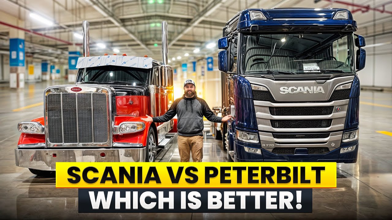 Scania R770 vs Peterbilt 589 | The Ultimate Semi Truck Comparison!