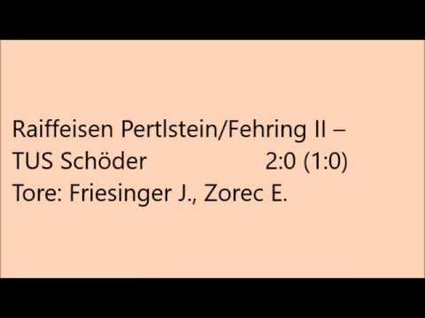 Raiffeisen Pertlstein/Fehring II – TUS Schöder20Frj Schoeder