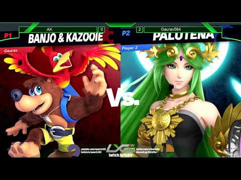 Gaurav (Chrom/Banjo) vs AK (Joker/Marth/Palutena) - Smash Ultimate @ LXG 10