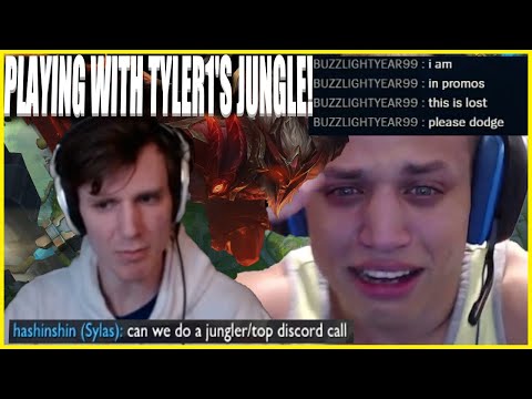 Hashinshin: PLAYING WITH TYLER1'S JUNGLE! (He gets tilted)