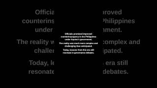 Officials promised improved counterinsurgency in the Philippines under Aquino's government.