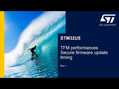 STM32U5 OLT -  Security: TFM performance, Secure boot timing