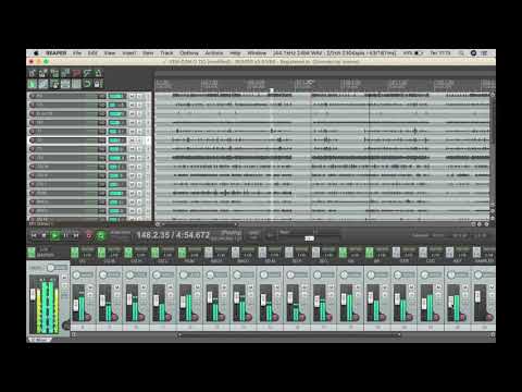 Mixando pagodao no Reaper