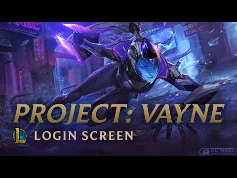 PROJECT: Vayne | PROJECT: Hunters Theme | Login Screen | Animated 4K 60fps - League of Legends