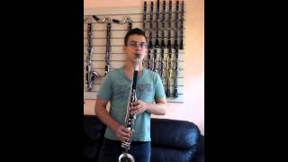 Video thumbnail for Alto Clarinet (Clarone MiB) Vito USA Vendido para Sarandi PR - Hino 295 CCB by Davi Clarones