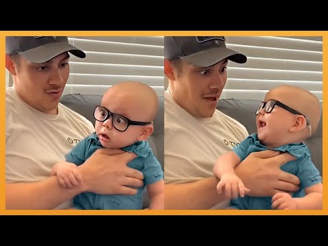 CUTE BABIES SEEING CLEARLY FOR FIRST TIME !