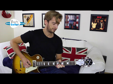 Highway To Hell SOLO Guitar Lesson - AC/DC Lead Guitar Tutorial