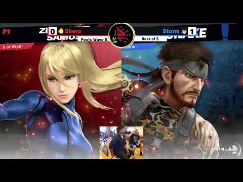RCR 2 Pools - Shero (Zero Suit Samus) vs Storm (Snake) - SSBU Ultimate