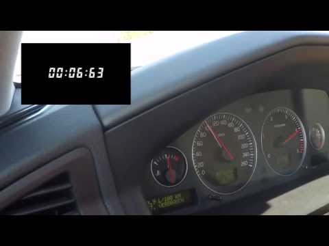 Volvo V70 D5 AWD acceleration 0-100 kph