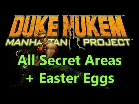 Duke Nukem Manhattan Project All Secrets, Easter Eggs & Secret Boss WOZMA