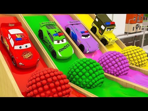 (Video Educativo) Aprende los colores con los juguetes para coches