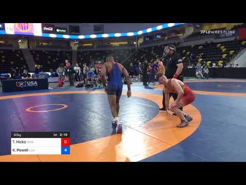 60 Kg 5th Place - Thomas Hicks, Tennessee Vs KeVon Powell, Louisiana