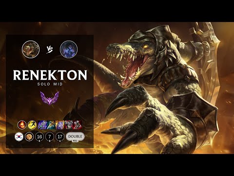 Renekton Mid vs Sylas - KR Master Patch 12.15