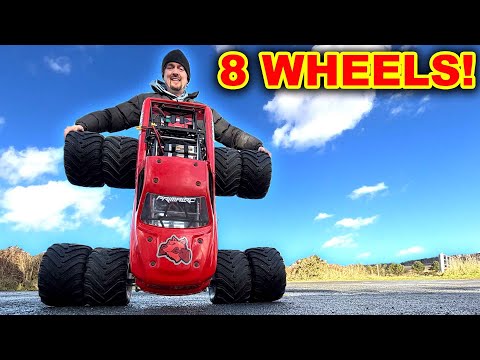 8 Wheels on World's BIGGEST RC Car