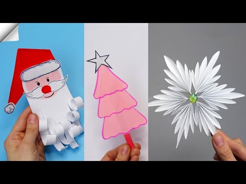 Easy Paper snowman Christmas paper crafts 2023