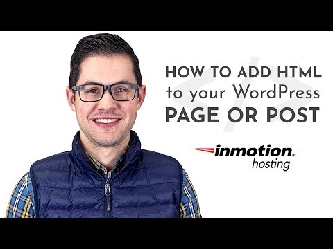 Adding HTML to a WordPress Page or Post