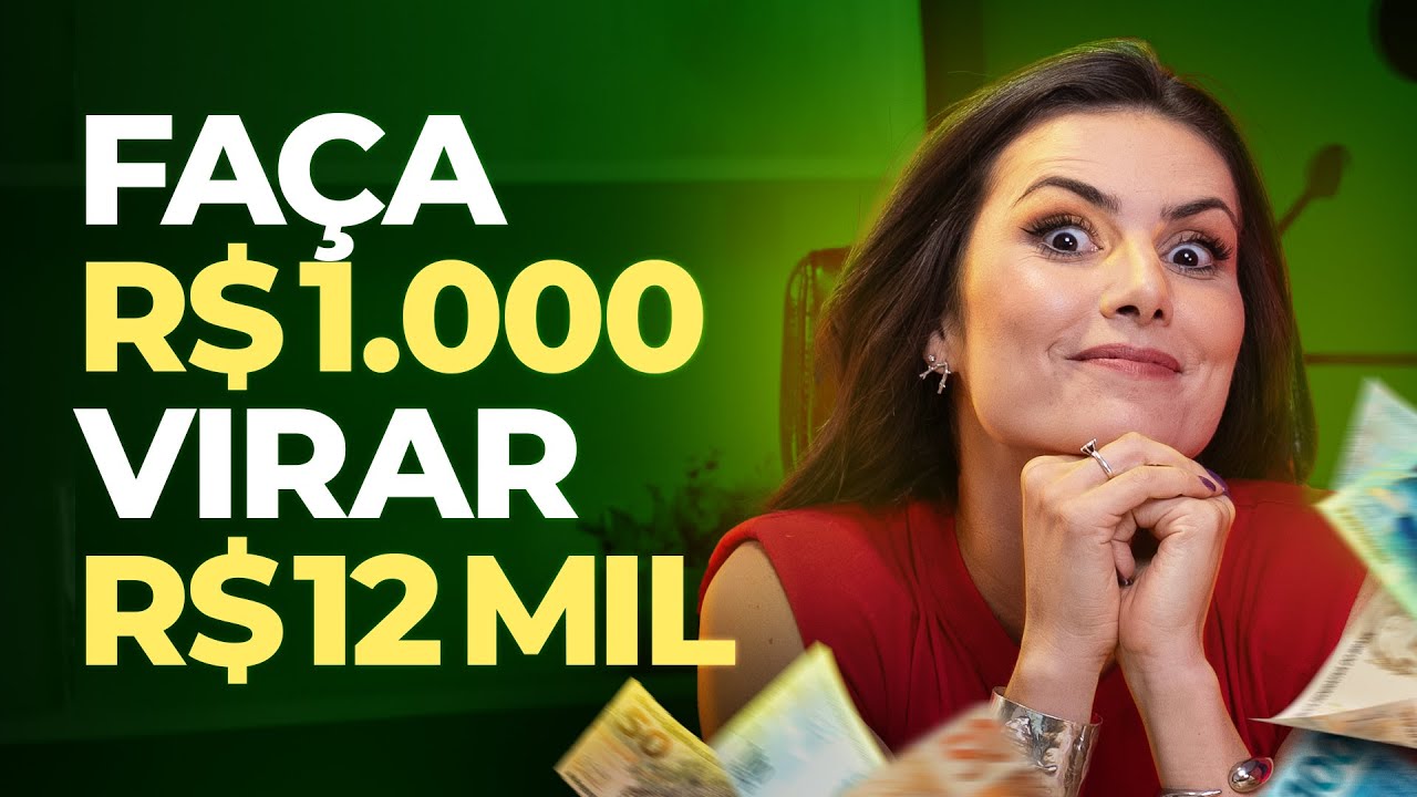 COMO MULTIPLICAR SEU DINHEIRO COM O MENOR RISCO HOJE! Mil reais em 12 mil!
